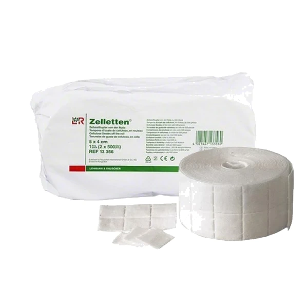 Cellulose lint-free swabs