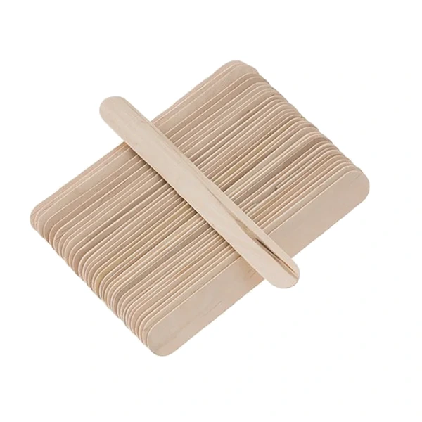 Wooden waxing spatulas