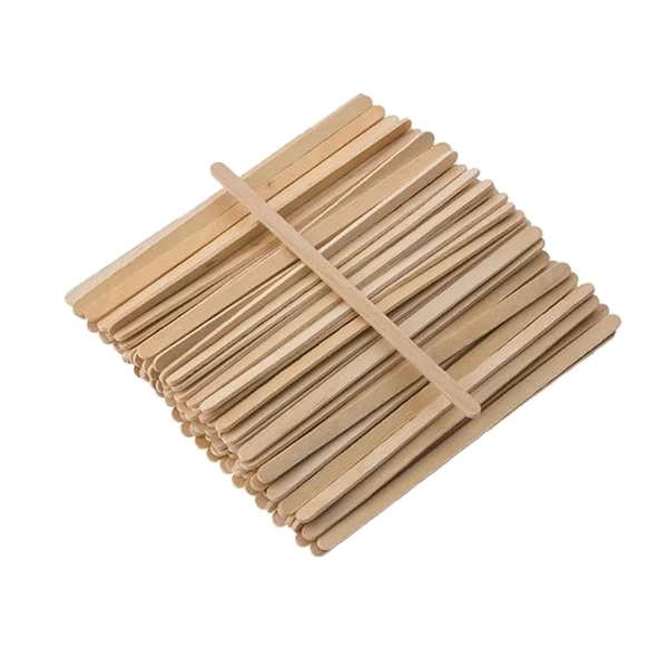 Wooden waxing spatulas