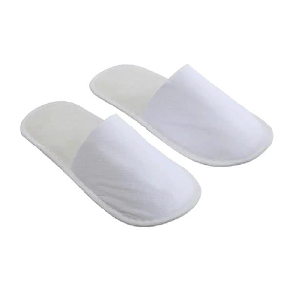 Closed non-woven slippers with EVA sole